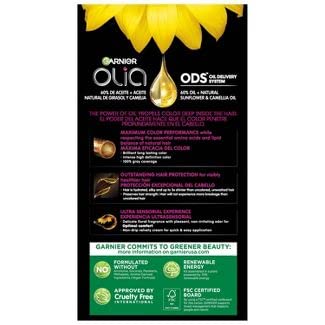 Garnier Olia Oil Powered Permanent Color, Medium Brown [5.0] 1 ea (Pack of 4)