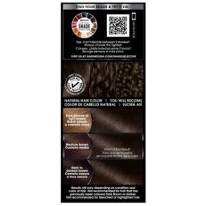 Garnier Olia Oil Powered Permanent Color, Medium Brown [5.0] 1 ea (Pack of 4)