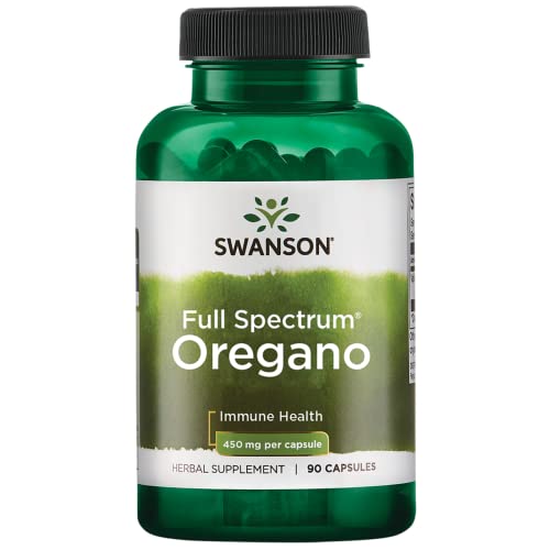 Swanson Oregano 450 Milligrams 90 Capsules