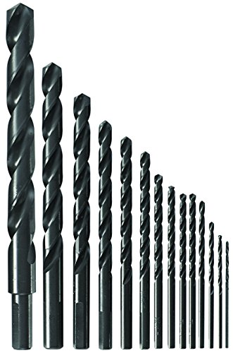 BOSCH BL14 14-Piece Black Oxide Metal Drill Bit Set