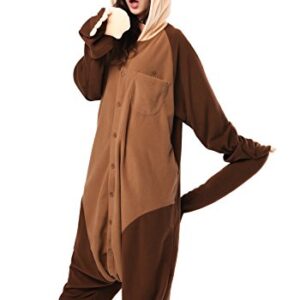 Sea Otter Kigurumi Costume (Adults) Brown