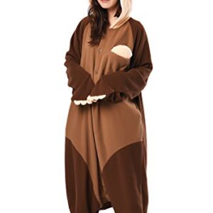 Sea Otter Kigurumi Costume (Adults) Brown