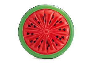 intex watermelon, inflatable island, 72" x 9" , red