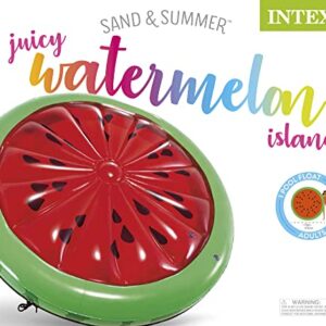 Intex Watermelon, Inflatable Island, 72" X 9" , Red