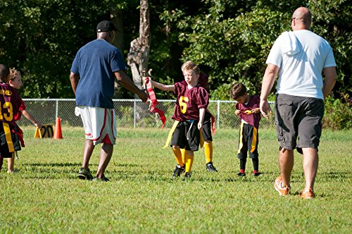 Flag Football 12 Players 3 Flags Adult Kids Youth Set 55 Pieces with Football
