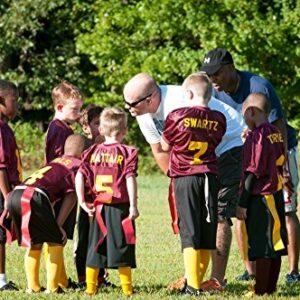 Flag Football 12 Players 3 Flags Adult Kids Youth Set 55 Pieces with Football