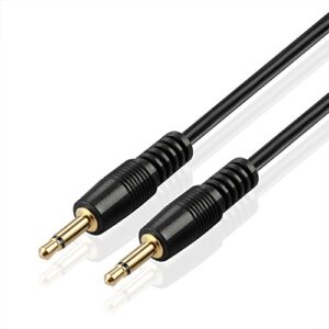 tnp 3.5mm mono cable (6ft) - 12v trigger, ir infrared sensor receiver extension extender, 3.5mm 1/8" ts monaural mini mono audio plug jack connector male to male cable wire cord