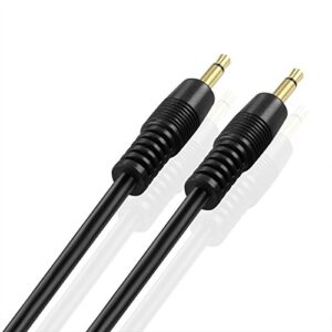 TNP 3.5mm Mono Cable (6FT) - 12V Trigger, IR Infrared Sensor Receiver Extension Extender, 3.5mm 1/8" TS Monaural Mini Mono Audio Plug Jack Connector Male to Male Cable Wire Cord