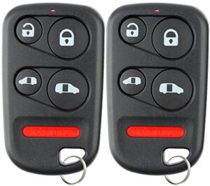 keylessoption keyless entry remote control car key fob replacement for oucg8d-440h-a (pack of 2)