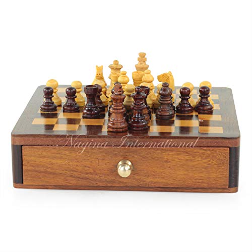 Chess Board with Drawer | Board Games | Nagina International