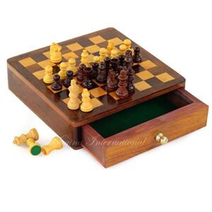 Chess Board with Drawer | Board Games | Nagina International