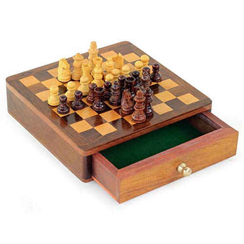 Chess Board with Drawer | Board Games | Nagina International