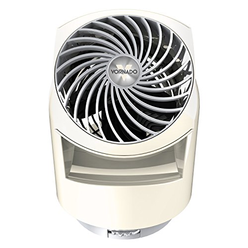 Vornado Flippi V10 Compact Oscillating Air Circulator Fan, Vintage White