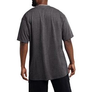 Champion mens Classic Jersey Tee Shirt, Granite Heather, Medium US