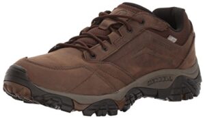 merrell men's moab adventure lace waterproof hiking shoe, dark earth, 11 m us