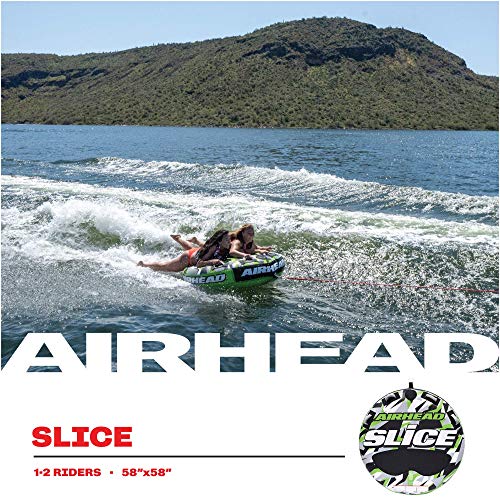 Airhead Slice, 1-2 Rider Towable Tube for Boating