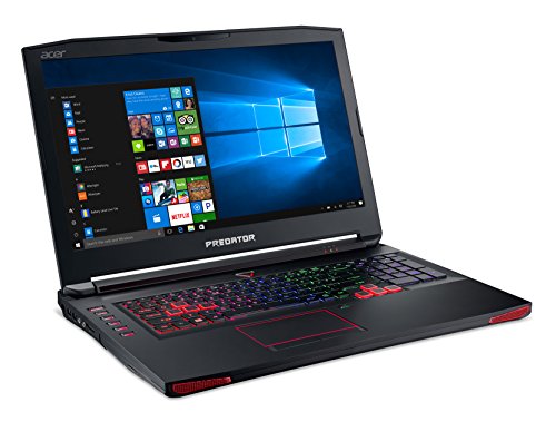 Acer Predator 17 Gaming Laptop, Core i7, GeForce GTX 1070, 17.3" Full HD G-SYNC, 16GB DDR4, 256GB SSD, 1TB HDD, G9-793-79V5