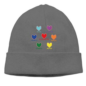 unisex undertale sans the seven souls beanies new wool caps hats fits most deepheather