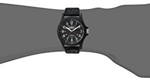 Timex Men's TW4B08100 Expedition Acadia Black Leather/Nylon Strap Watch