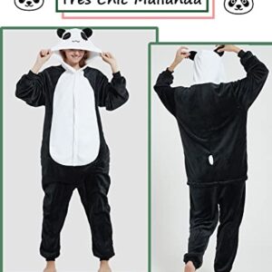 Très Chic Mailanda Panda Cosplay Pajamas Adult Unisex Onesies Animal Sleepwear Halloween Costume