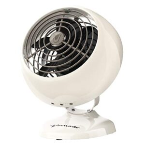 vornado vfan mini classic personal vintage air circulator fan, vintage white- classic base, small