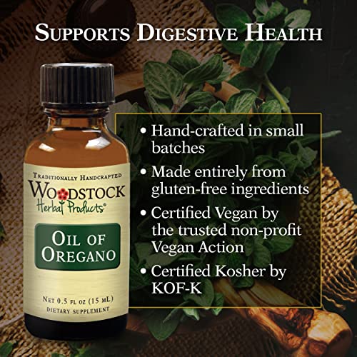 Woodstock Herbal Products Oil of Oregano, 0.5 OZ