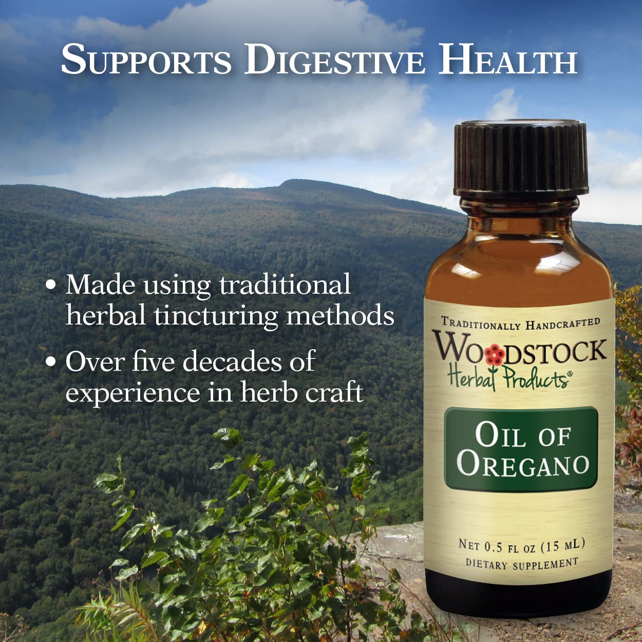 Woodstock Herbal Products Oil of Oregano, 0.5 OZ