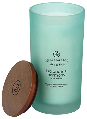 Chesapeake Bay Candle PT31921 Scented Candle, Balance + Harmony (Water Lily Pear), Large, Home Décor