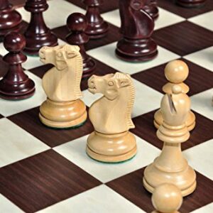 The House of Staunton The Reykjavik II Series Chess Set, Box & Board Combination - Purpleheart Gilded