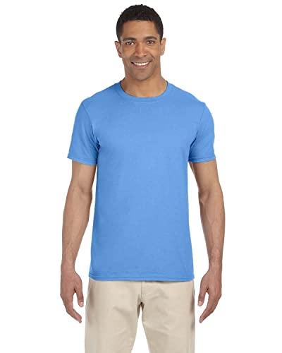 Gildan Adult Softstyle? 4.5 oz. T-Shirt M Carolina Blue