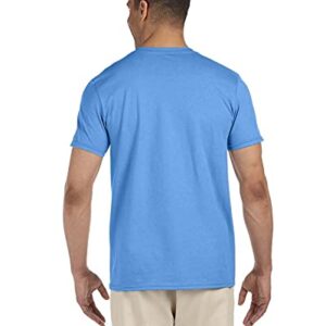 Gildan Adult Softstyle? 4.5 oz. T-Shirt M Carolina Blue