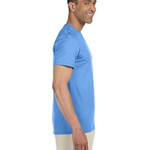 Gildan Adult Softstyle? 4.5 oz. T-Shirt M Carolina Blue