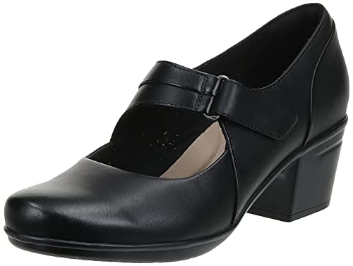 Clarks Women's Emslie Lulin Dress Pump, Black, 10 M US