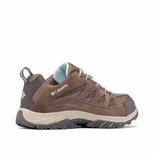 Columbia Womens Crestwood Waterproof Hiking Shoe, Brown, 8 US