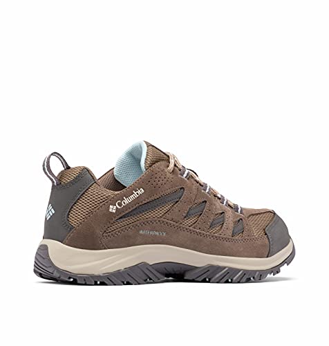 Columbia Womens Crestwood Waterproof Hiking Shoe, Brown, 8 US