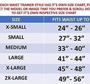 UltraComfy Sweat Waist Trainer for Women & Men Workout Trimmer Postpartum Belly Wrap Blue