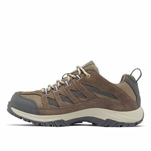 Columbia Womens Crestwood Waterproof Hiking Shoe, Brown, 8 US