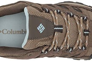 Columbia Womens Crestwood Waterproof Hiking Shoe, Brown, 8 US