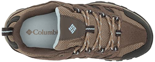 Columbia Womens Crestwood Waterproof Hiking Shoe, Brown, 8 US