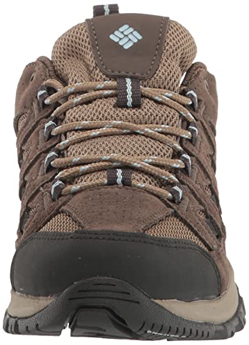 Columbia Womens Crestwood Waterproof Hiking Shoe, Brown, 8 US