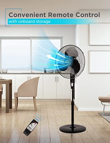 BLACK+DECKER 16 Inches Stand Fan with Remote