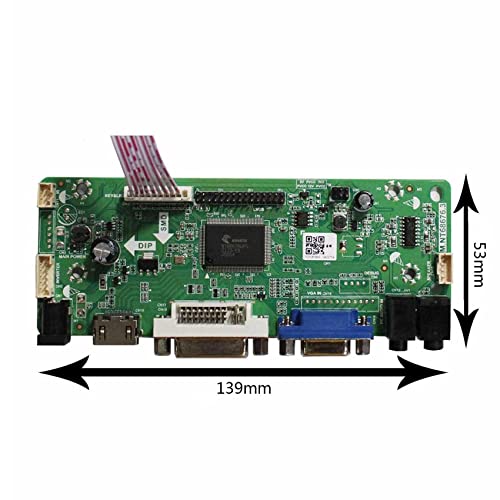 HD-MI VGA DVI Audio LVDs Controller Board 30 pin for 17" 19" 1280x1024 M170EG01 M170EN01 M170EN06 M170ETN01 1 LCD Gaming Screen Panel