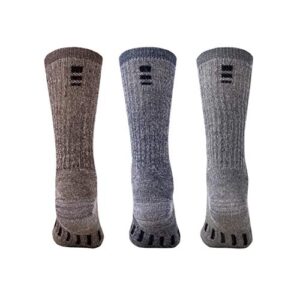 MERIWOOL Merino Wool Hiking Socks for Men and Women – 3 Pairs Midweight Cushioned – Warm n Breathable