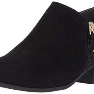 Dr. Scholl's Shoes womens Brief -Ankle Ankle Boot, Black Microfiber Suede, 7 US