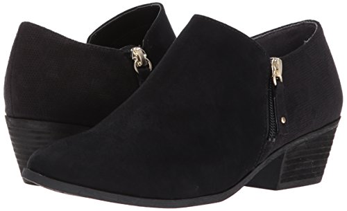 Dr. Scholl's Shoes womens Brief -Ankle Ankle Boot, Black Microfiber Suede, 7 US