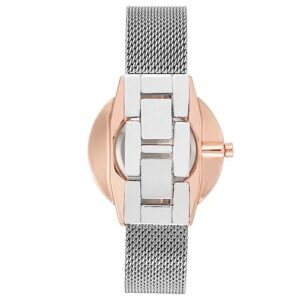 Nine West Women's Sunray Dial Mesh Bracelet Watch