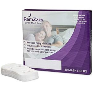 remzzzs nasal pillow cpap mask liners (7a-npk) - reduce noisy air leaks and painful blisters - cpap supplies and accessories - compatible with resmed respironics and fisher paykel