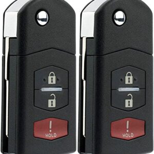 KeylessOption Keyless Entry Car Remote Control Key Fob Replacement for BGBX1T478SKE125-01 (Pack of 2)