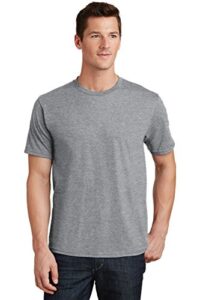 port and company fan favorite tee (pc450) athletic heather, l