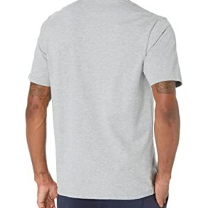 Amazon Essentials Men's Short-Sleeve Crewneck T-Shirt, Pack of 2, Grey Heather, Medium